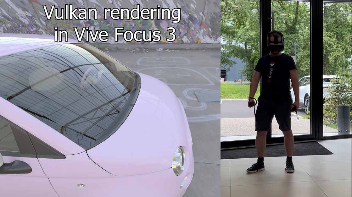 Vulkan rendering in Vive Focus 3